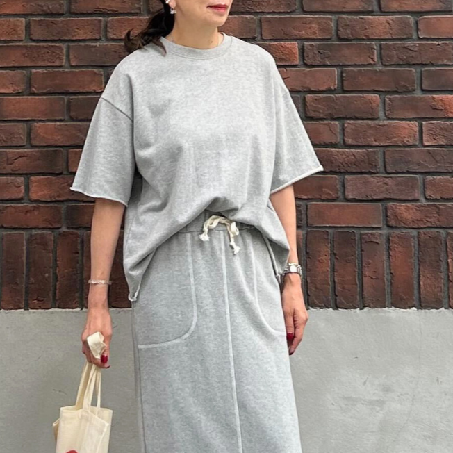 カットオフスウェットTee