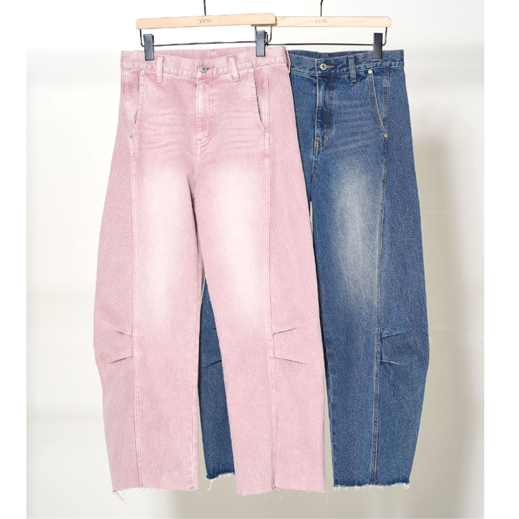 YENN KNEE TUCK DENIM PT Y252-31054