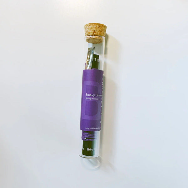 BLACK LETTERS STRING INCENSE 紐お香 Smoky lavender