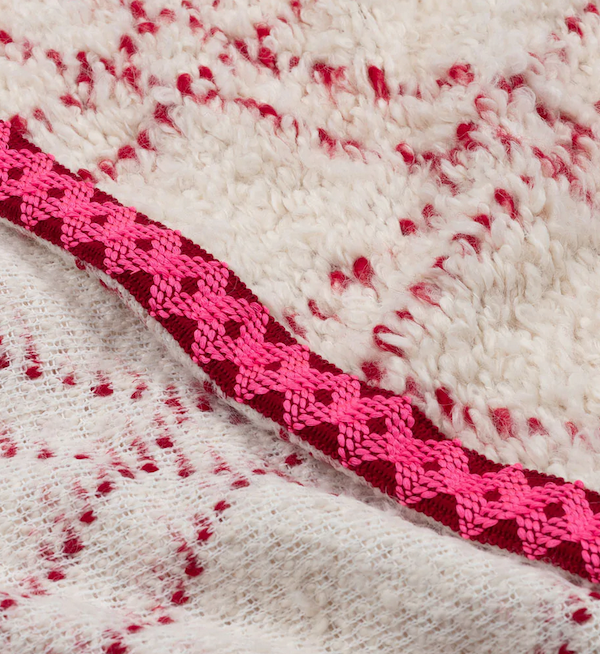 pom AMSTERDAM SHAWL Teddy Ultra Pink