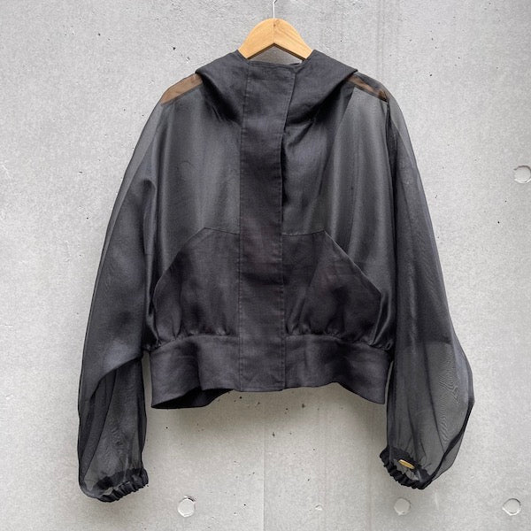 Maison de RUKA シースルーリネンパーカー