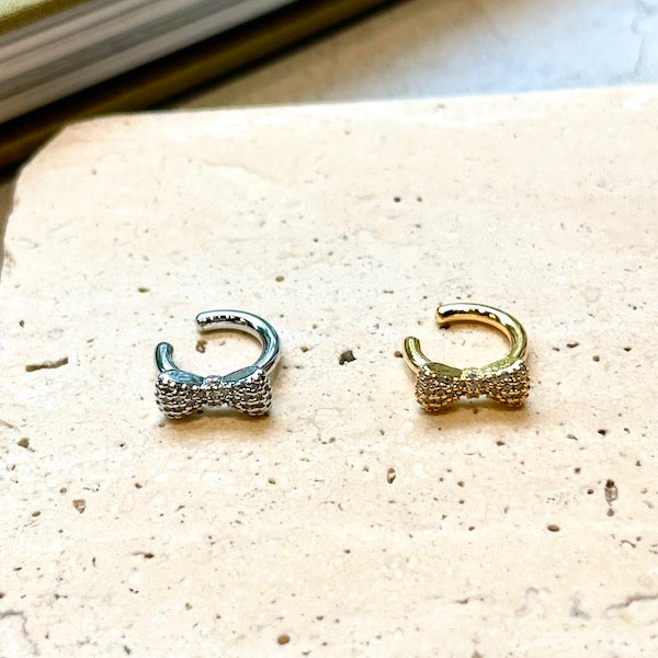 Bijou Ribbon ear cuff