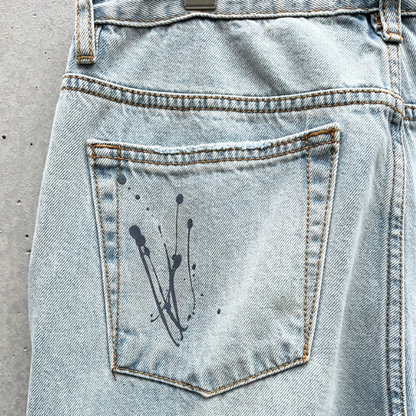 ONE TEA SPOON FLEETWOOD ARTISTE CHARLIE SLIM HIGH WAIST FLARED JEANS ［50%OFF］