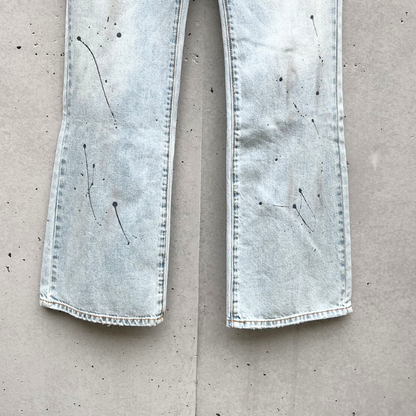 ONE TEA SPOON FLEETWOOD ARTISTE CHARLIE SLIM HIGH WAIST FLARED JEANS ［50%OFF］