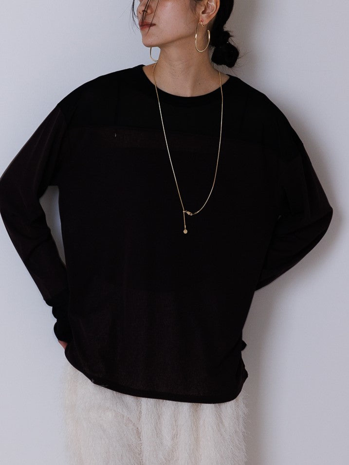 【予約販売】CHIGNONスネークチェーンマルチネックレス