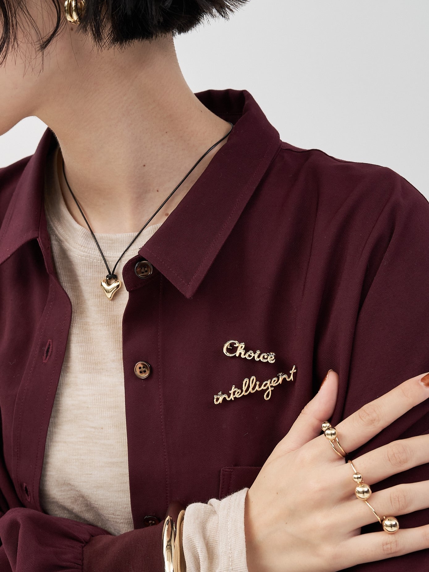 【予約販売】CHIGNON ロゴブローチセット 0054-120SH
