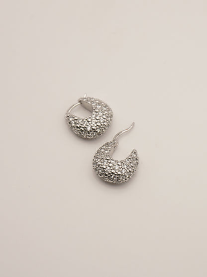 【予約販売】CHIGNON ドロップパヴェワンタッチピアス 0056-515SH