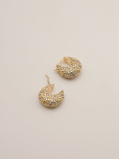 【予約販売】CHIGNON ドロップパヴェワンタッチピアス 0056-515SH