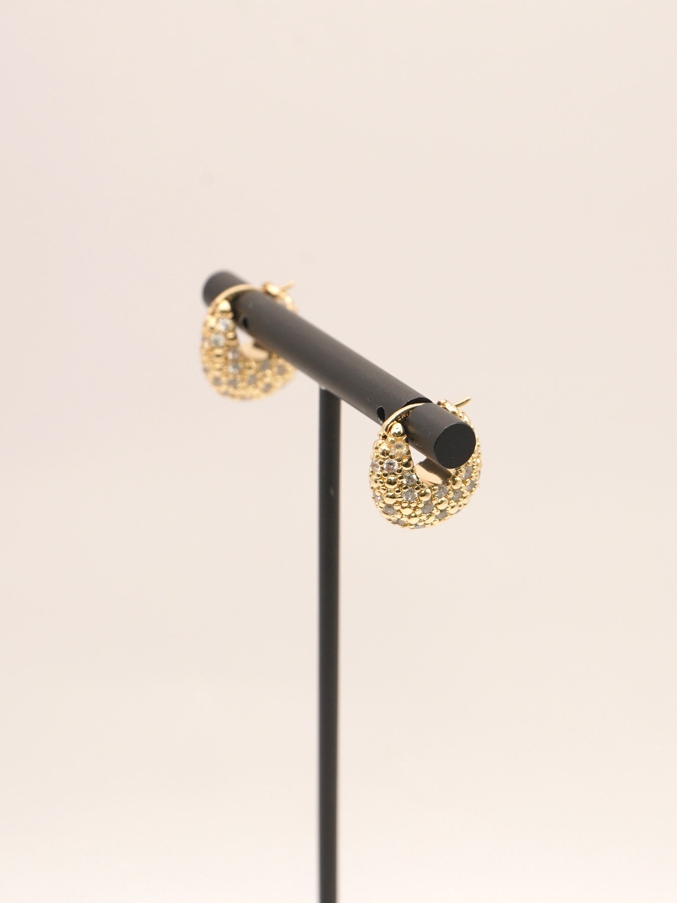 【予約販売】CHIGNON ドロップパヴェワンタッチピアス 0056-515SH