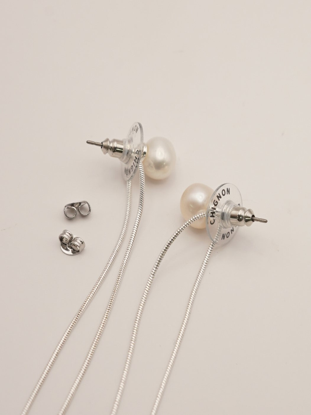 【予約販売】CHIGNON 淡水＆チェーン2WAYピアス 0056-517SH