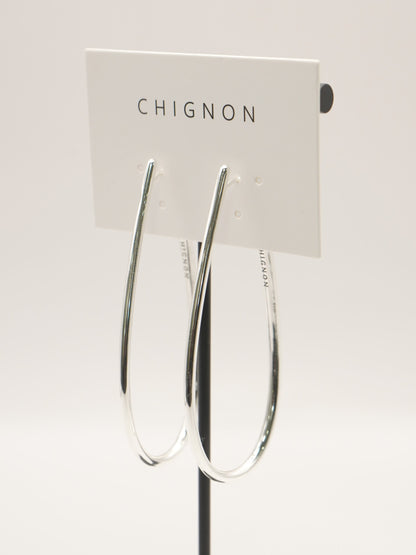 【予約販売】CHIGNON ドロップフープワンタッチピアス 0061-112SH