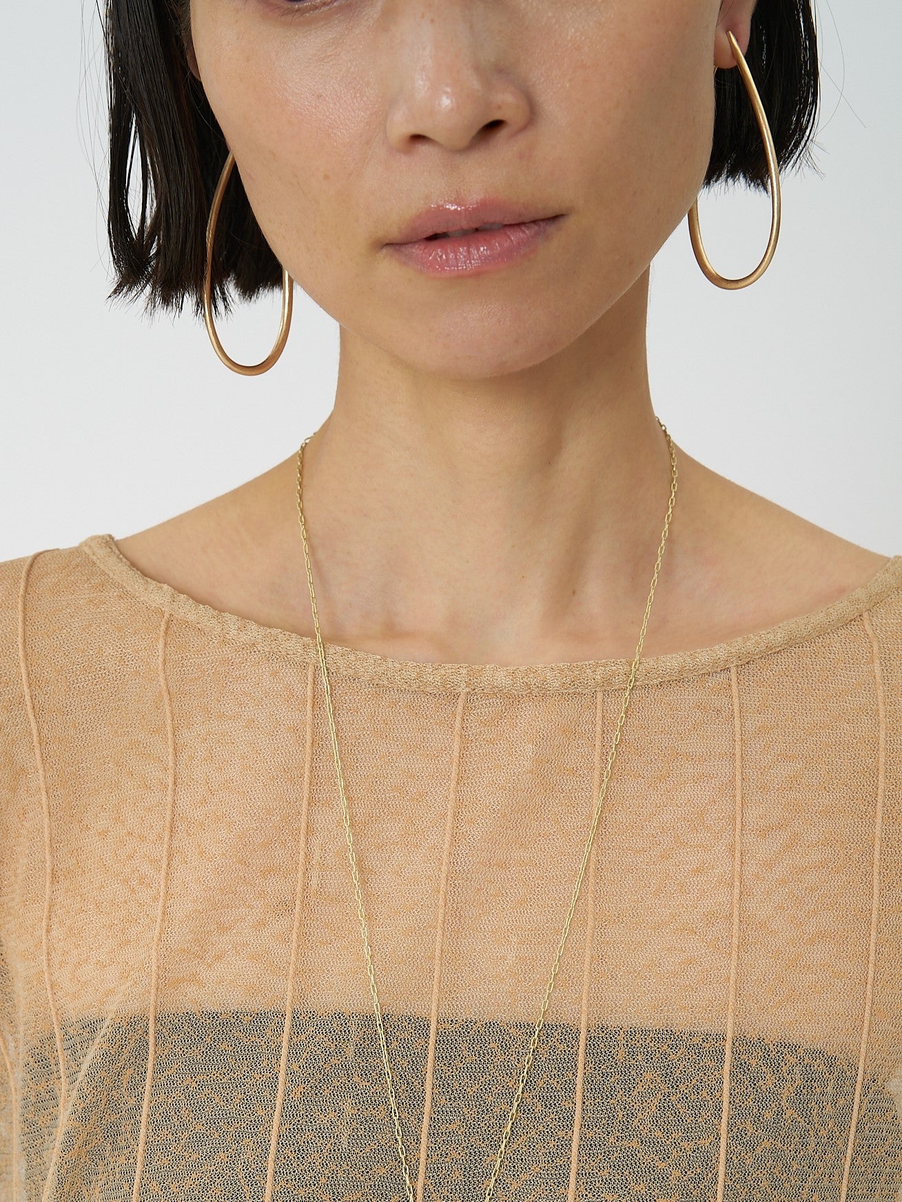 【予約販売】CHIGNON ドロップフープイヤリング 0061-113SH