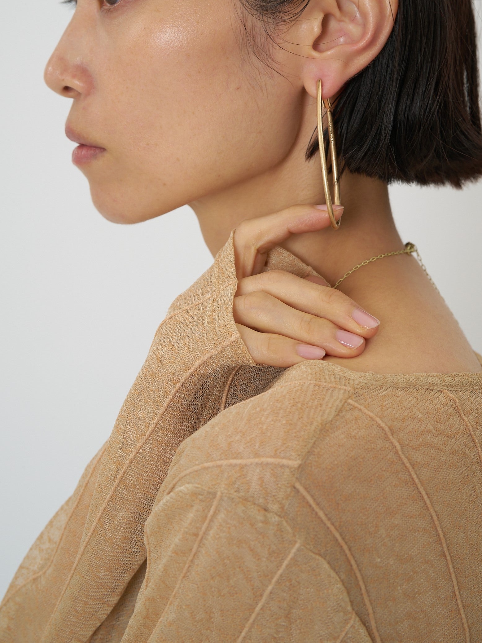 【予約販売】CHIGNON ドロップフープイヤリング 0061-113SH