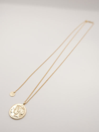 【予約販売】CHIGNON 石入りコインネックレス 0061-118SH