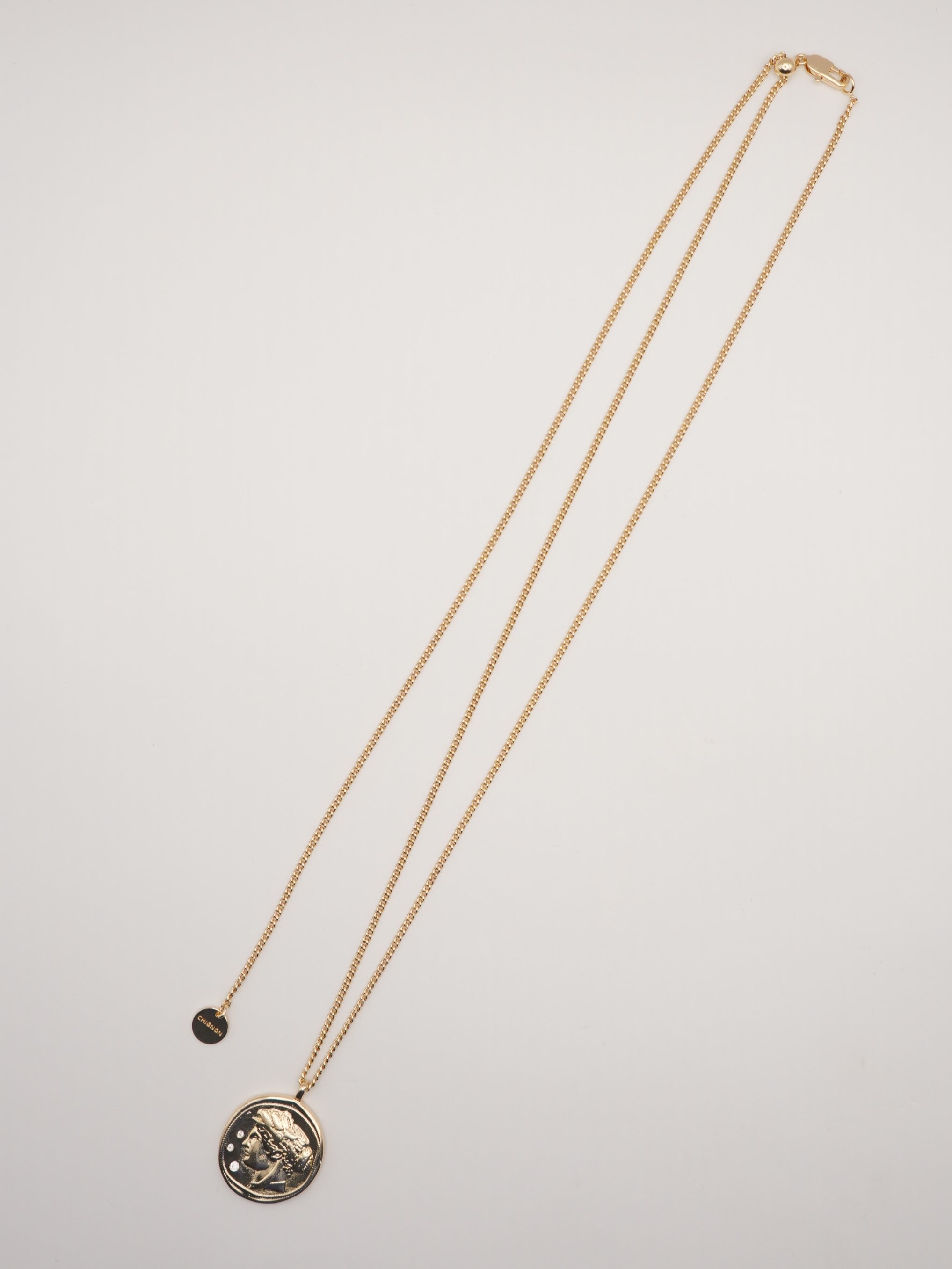 【予約販売】CHIGNON 石入りコインネックレス 0061-118SH