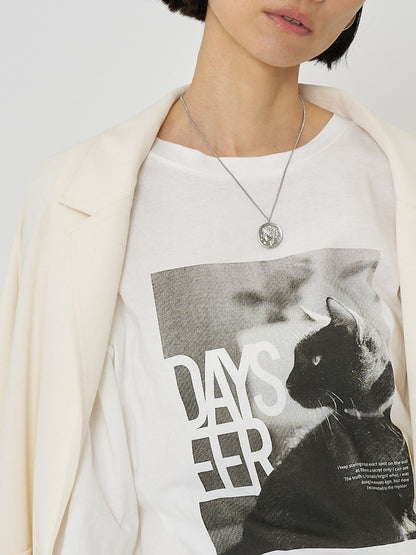 【予約販売】CHIGNON 石入りコインネックレス 0061-118SH