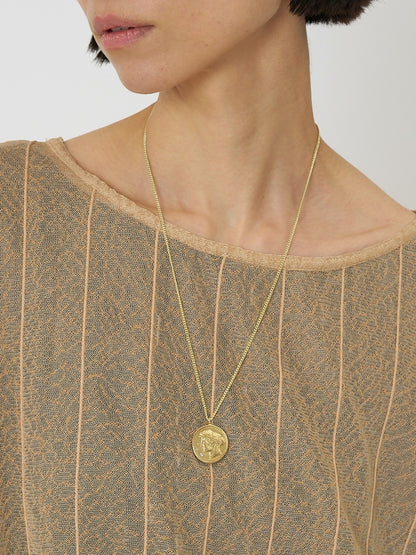 【予約販売】CHIGNON 石入りコインネックレス 0061-118SH