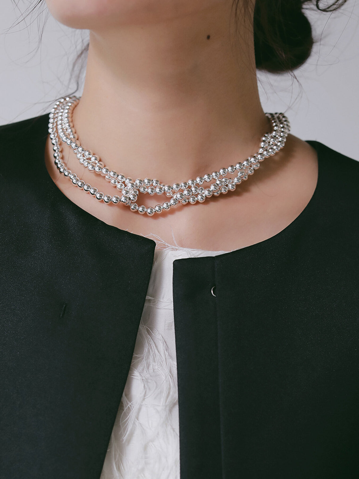 【予約販売】CHIGNON 丸玉マルチWAYネックレス 0063-735-2SH