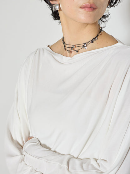 【予約販売】CHIGNON メルティスクエアコードネックレス 0065-456SH