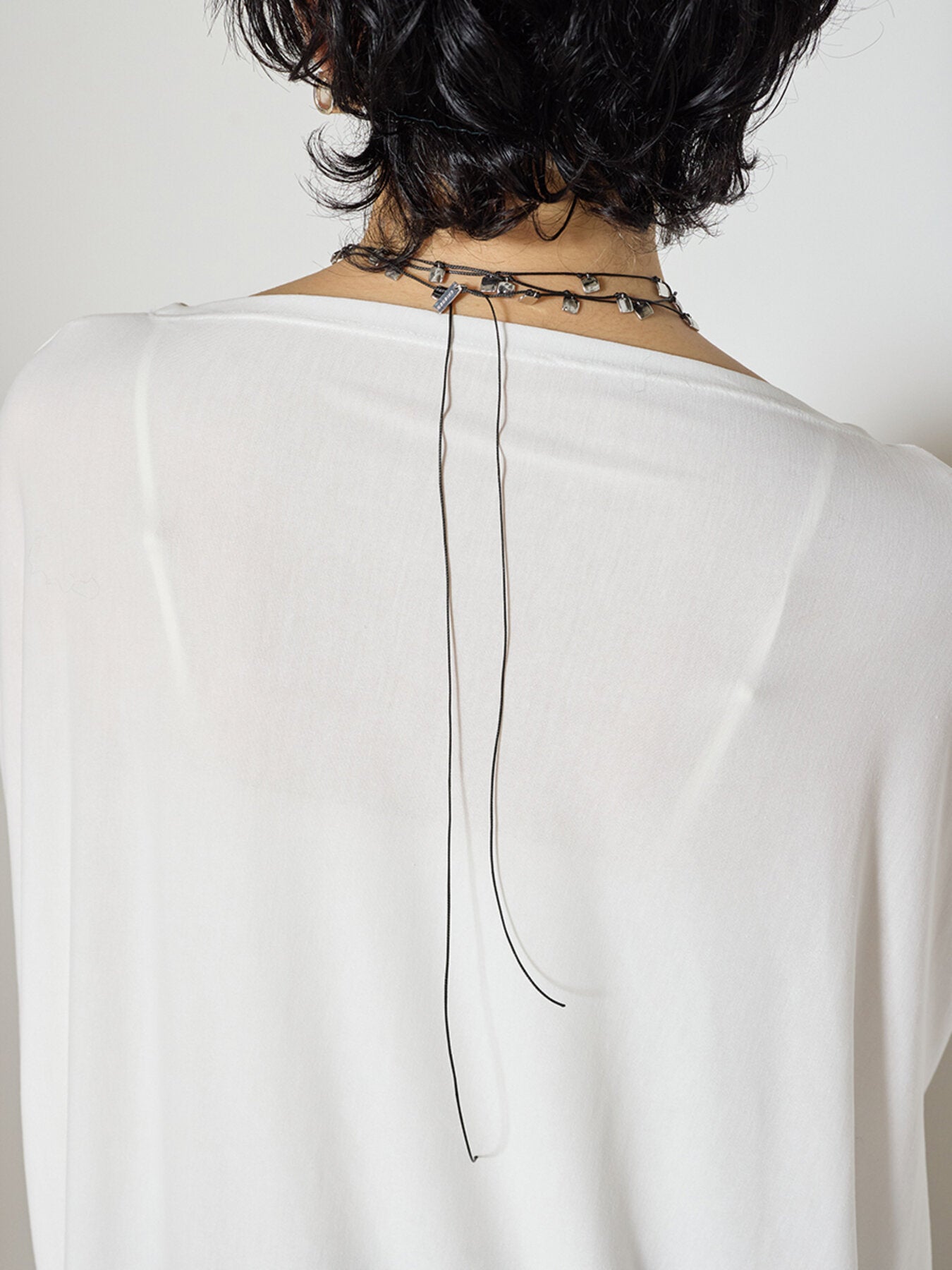 【予約販売】CHIGNON メルティスクエアコードネックレス 0065-456SH