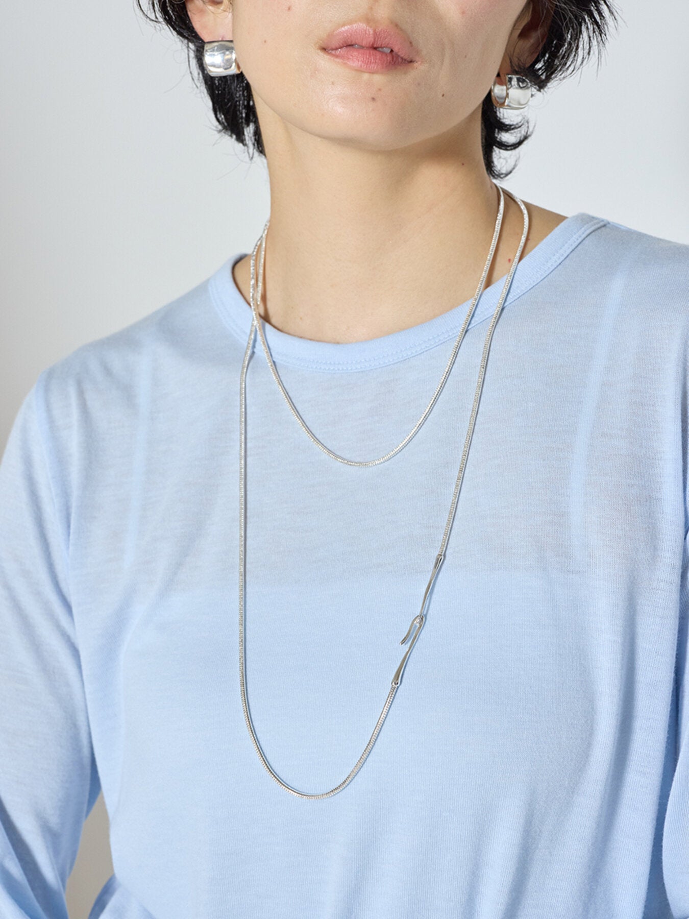 【予約販売】CHIGNON スネークチェーンラップネックレス 0065-457SH