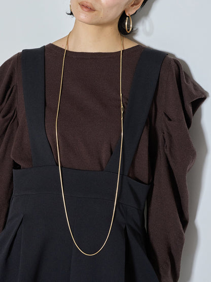 【予約販売】CHIGNON スネークチェーンラップネックレス 0065-457SH
