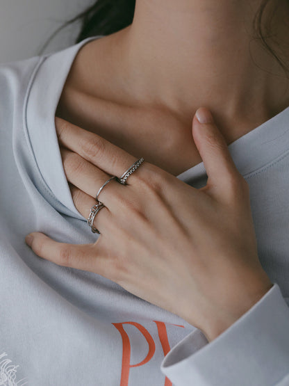【予約販売】CHIGNON 5レイヤーステンレスリングセット 0066-782SH