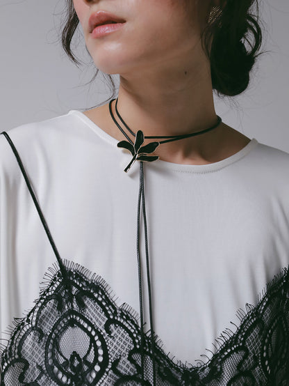 【予約販売】CHIGNON リーフエポブローチ＆ネックレス 0066-785SH