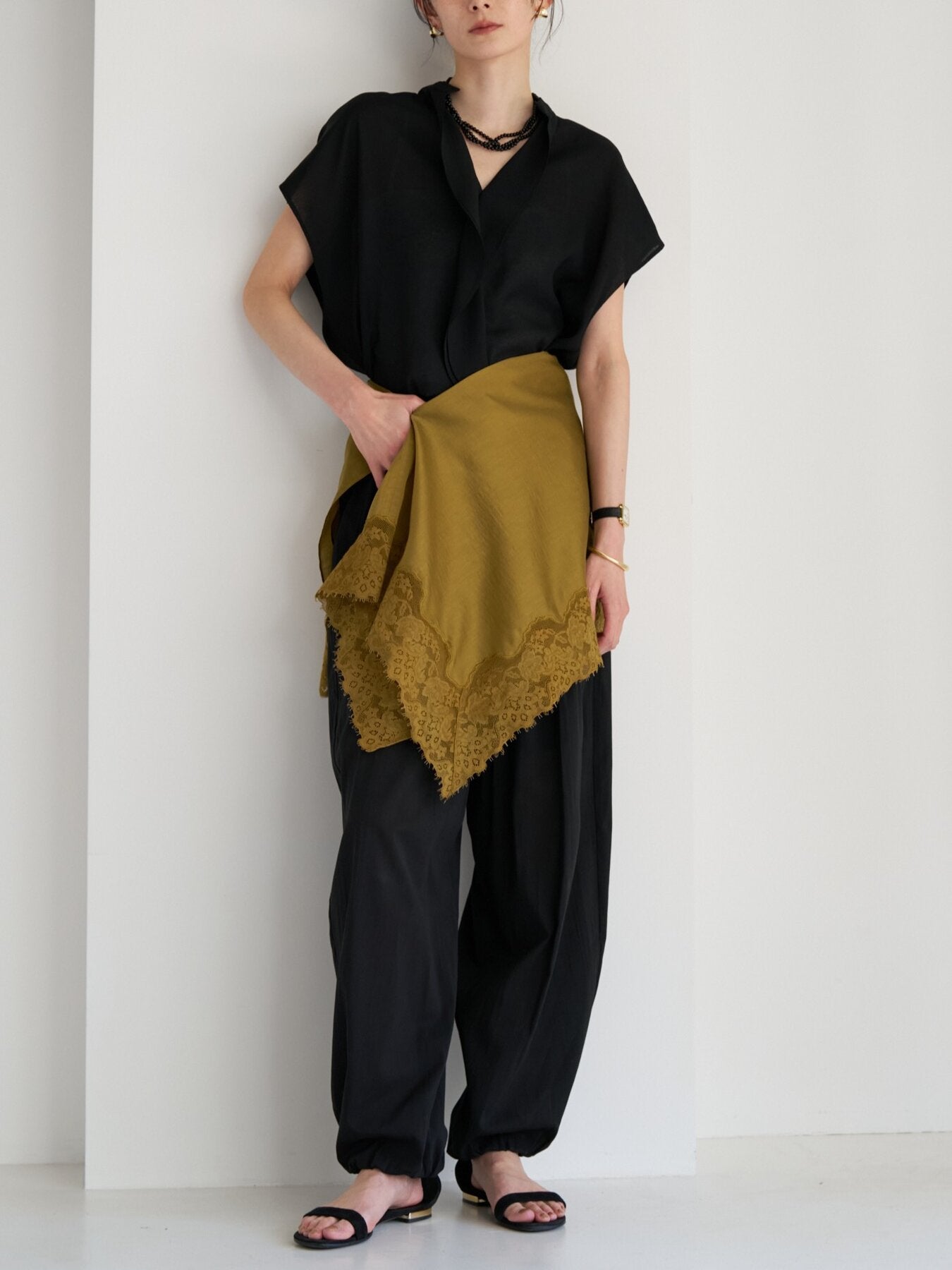 【予約販売】CHIGNON レースマルチＷＡＹスカーフ 0563-686NH