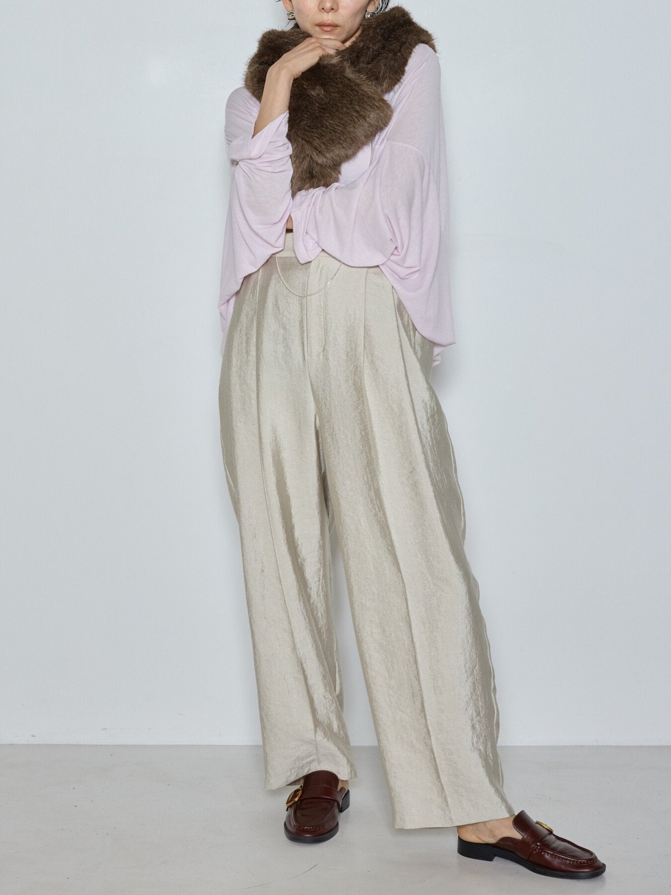 【予約販売】CHIGNON フーディーファーマフラー 0865-323KK