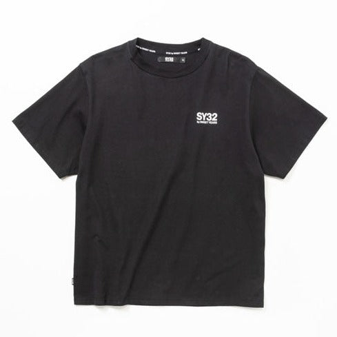 国内発送【SY32 by SWEETYEARS】BACK SLASH BIG LOGO TEE SY32 by SWEET YEARS（エスワイサーティトゥバイスウィート