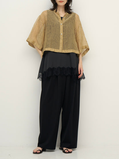 【予約販売】CHIGNON シアープリントハーフスリーブSH 1262-308KK