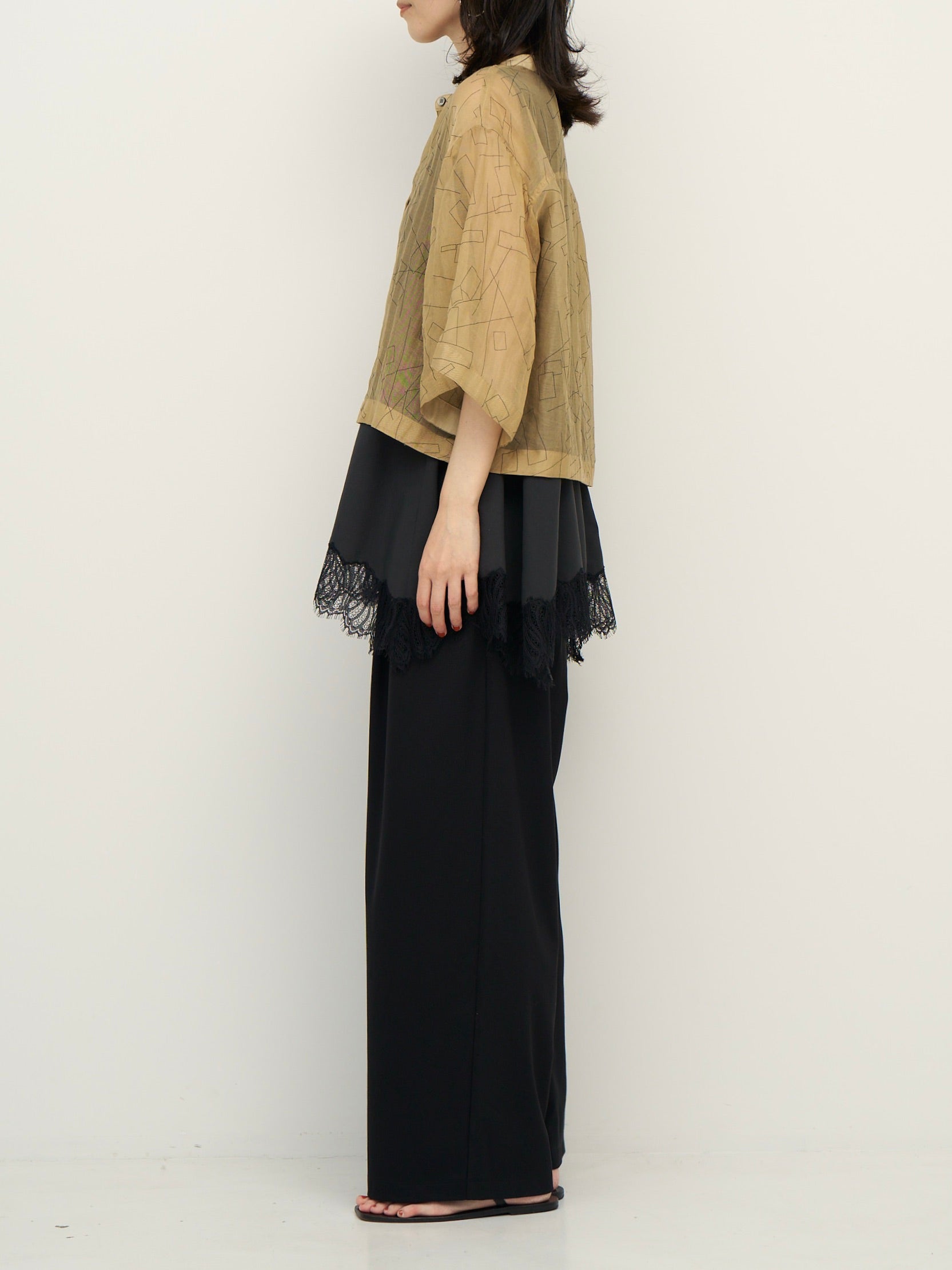 【予約販売】CHIGNON シアープリントハーフスリーブSH 1262-308KK