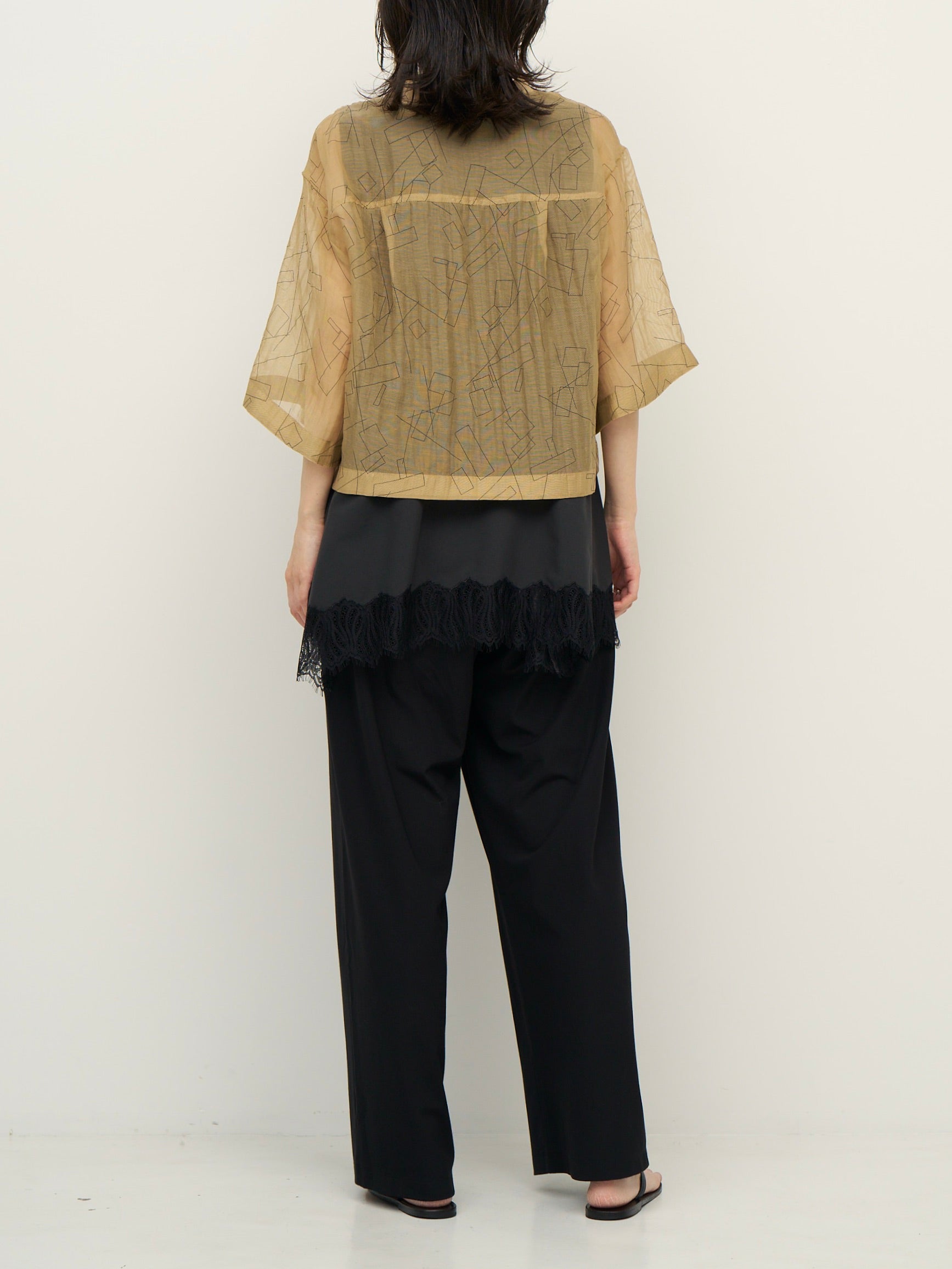 【予約販売】CHIGNON シアープリントハーフスリーブSH 1262-308KK