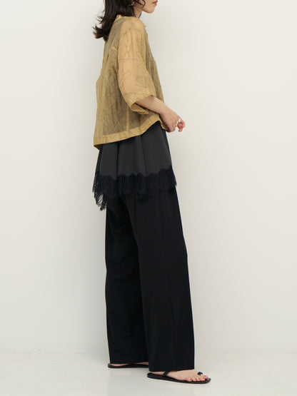 【予約販売】CHIGNON シアープリントハーフスリーブSH 1262-308KK