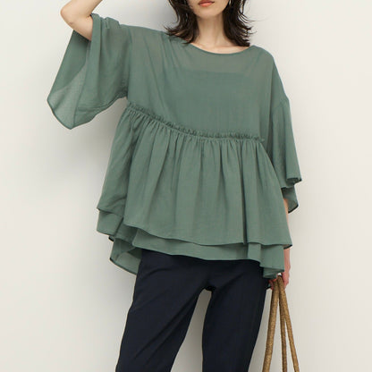 【予約販売】CHIGNON ダブルギャザオーバーBL 1262-317KK