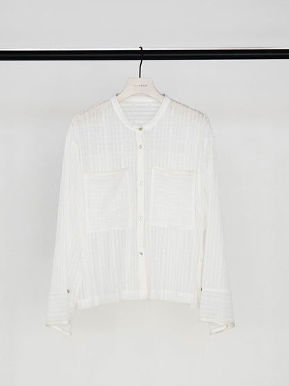 【予約販売】CHIGNON ストレッチレースシャツカーデ 1263-611KK