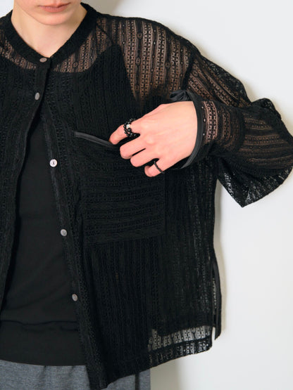 【予約販売】CHIGNON ストレッチレースシャツカーデ 1263-611KK