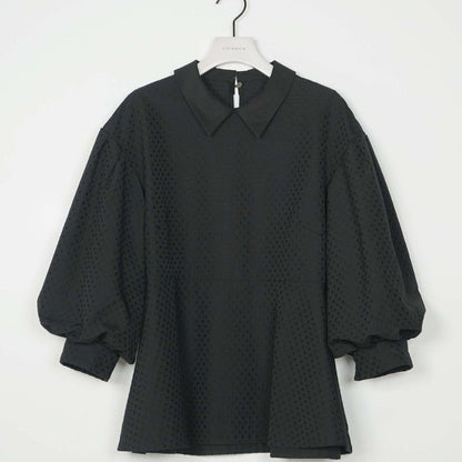 【予約販売】CHIGNON ドットジャカードペプラムPO 1266-611BZ