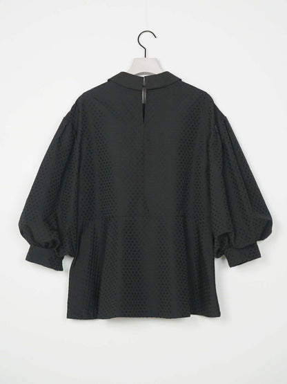 【予約販売】CHIGNON ドットジャカードペプラムPO 1266-611BZ