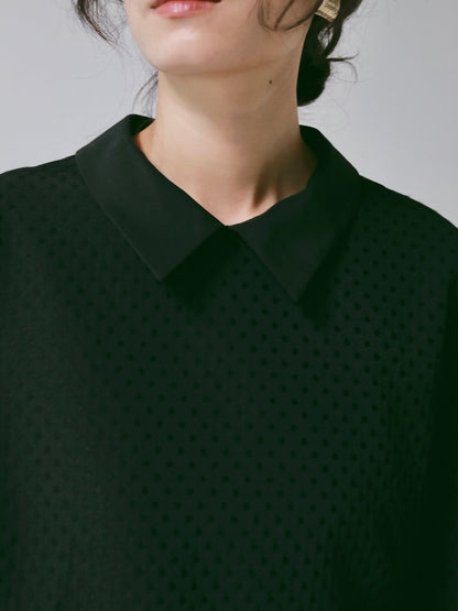 【予約販売】CHIGNON ドットジャカードペプラムPO 1266-611BZ