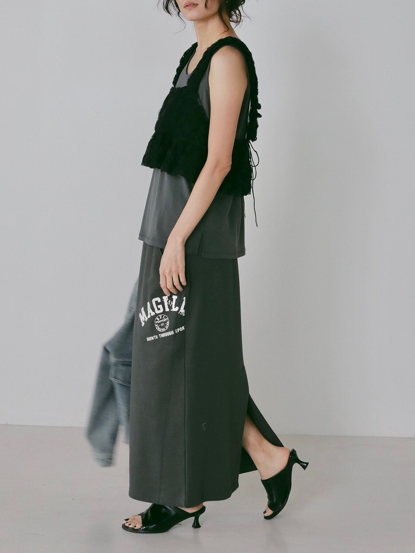 【予約販売】CHIGNON ロゼットドットチュールビスチェ1266-680NH