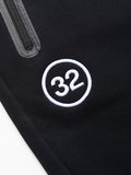 SY32 DOUBLE KNIT EMBROIDERY LOGO LONG PANTS No.14116