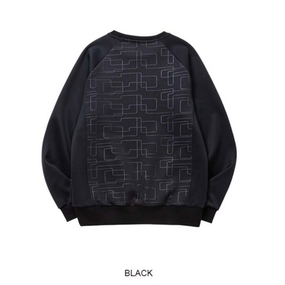 SY32  DOUBLE KNIT EMBOSS GEOMETRY P/O CREW 14561【20%OFF】