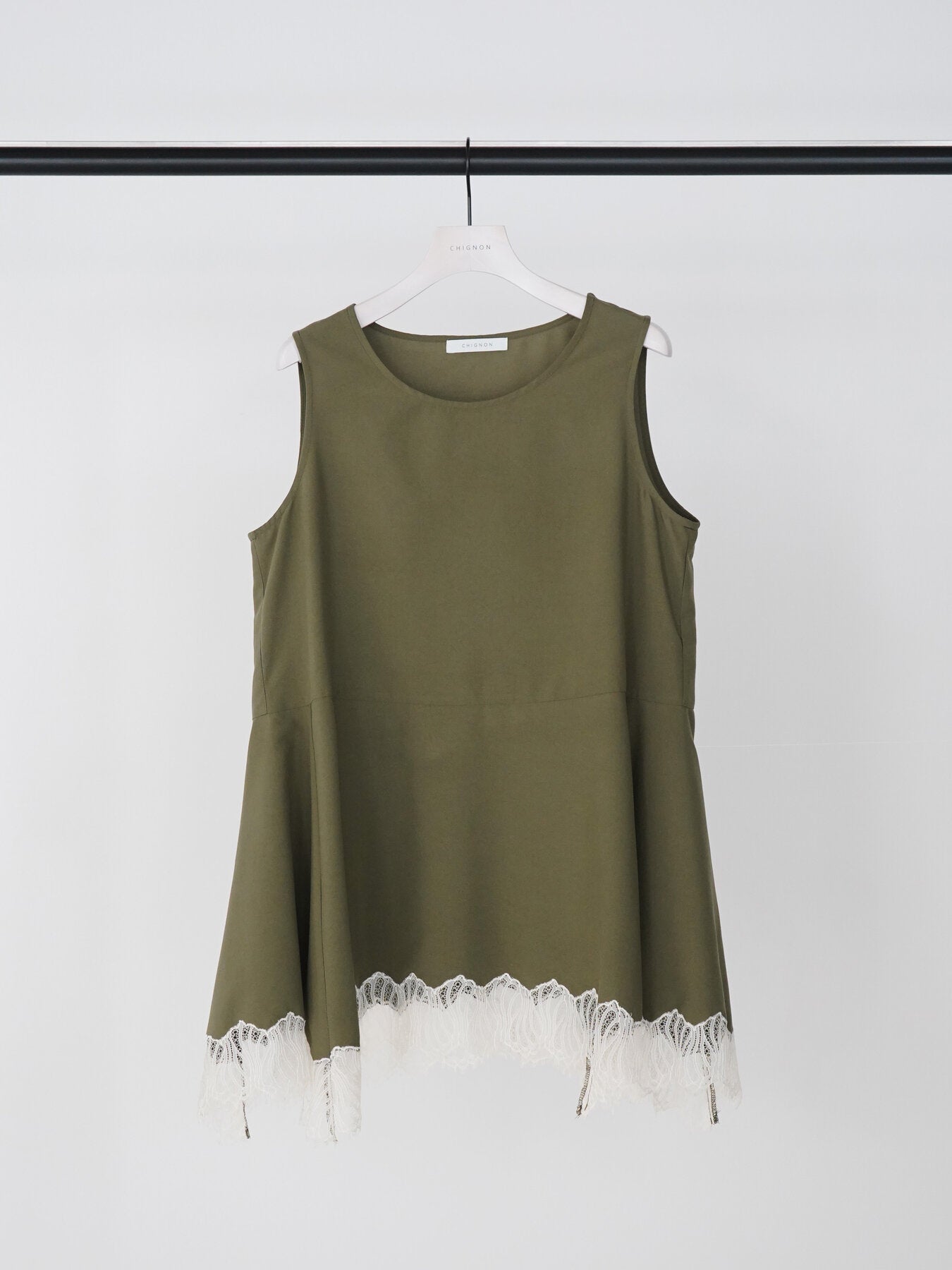 【予約販売】CHIGNON ヘムレースサテンタンク 1561-061-3NH