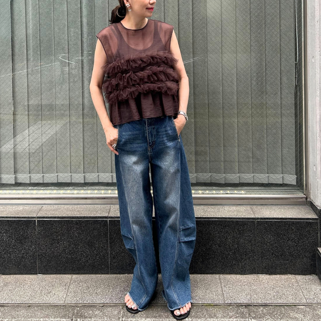 CHIGNON チュールフリルプルオーバー 1652-213NH