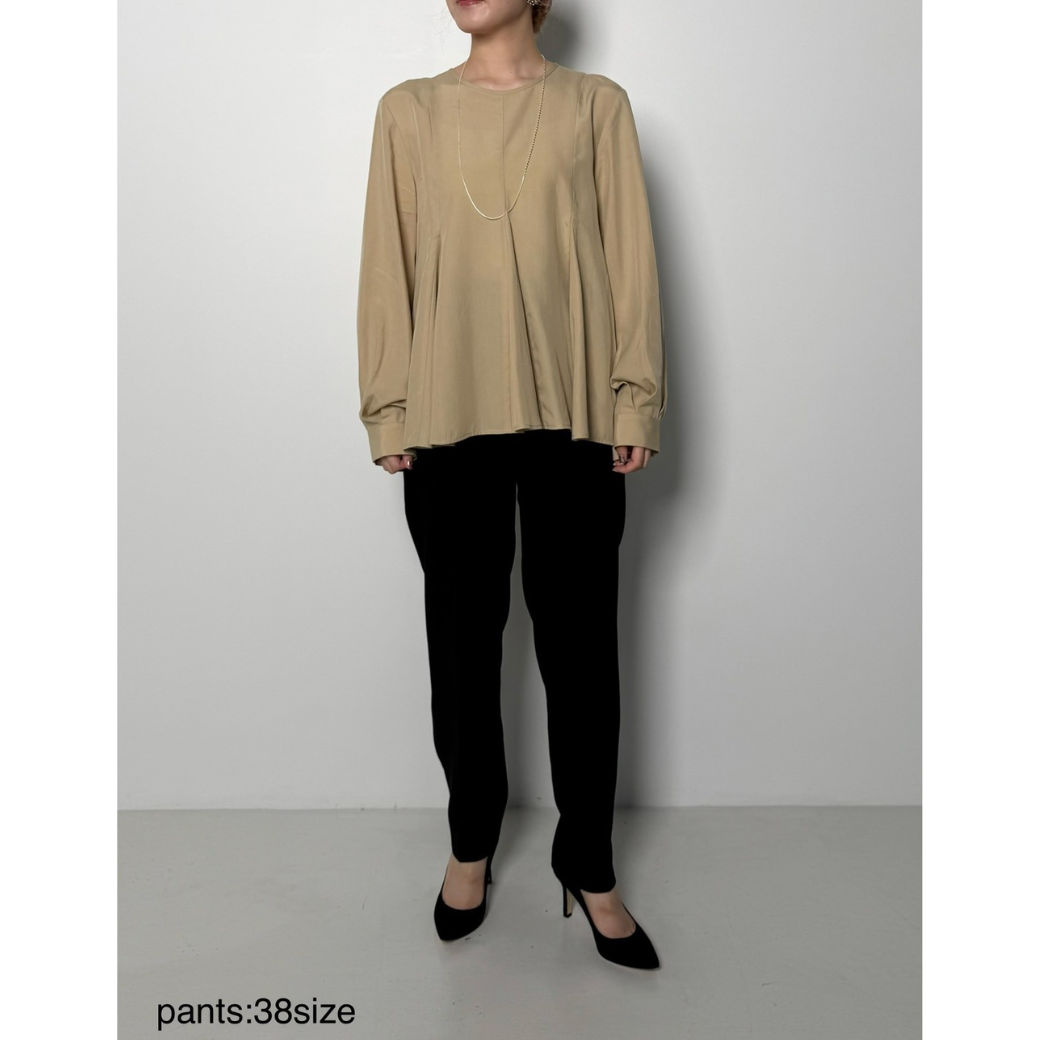 【予約販売】CHIGNON トライアングルフレアブラウス 1856-411KK