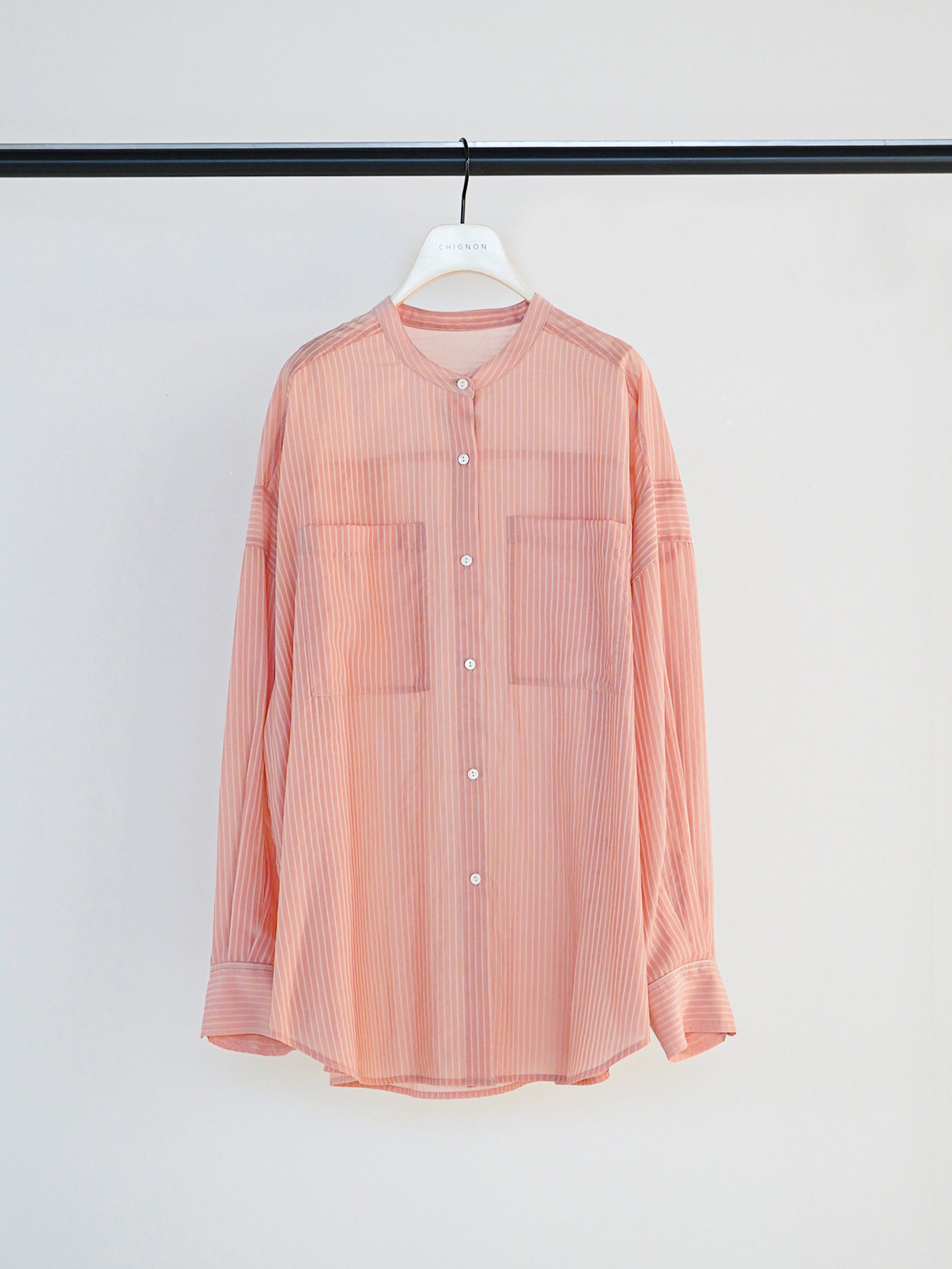 【予約販売】CHIGNON シアーストライプオーバーSH 1861-005KK