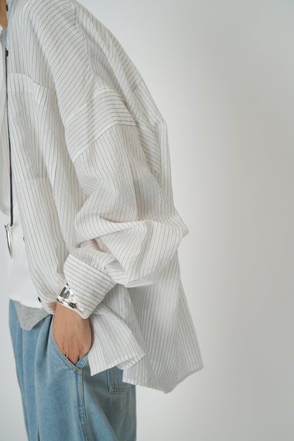 【予約販売】CHIGNON シアーストライプオーバーSH 1861-005KK