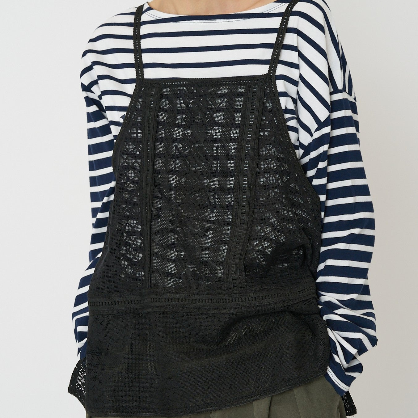 【予約販売】CHIGNON パッチワークレースキャミソール 1861-050BZ